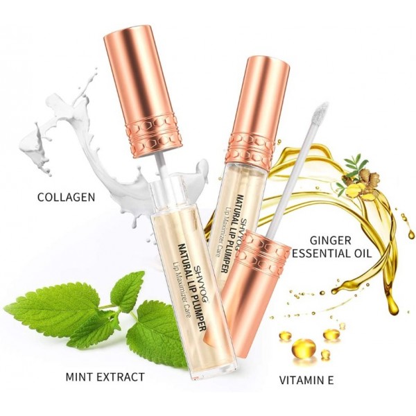 Natural Lip Plumper, Lip Enhancer Fuller Lip Plumping Balm Lip Care Serum Moisturizing & Hydrated Sexy Lips, Maximizer Lip Care